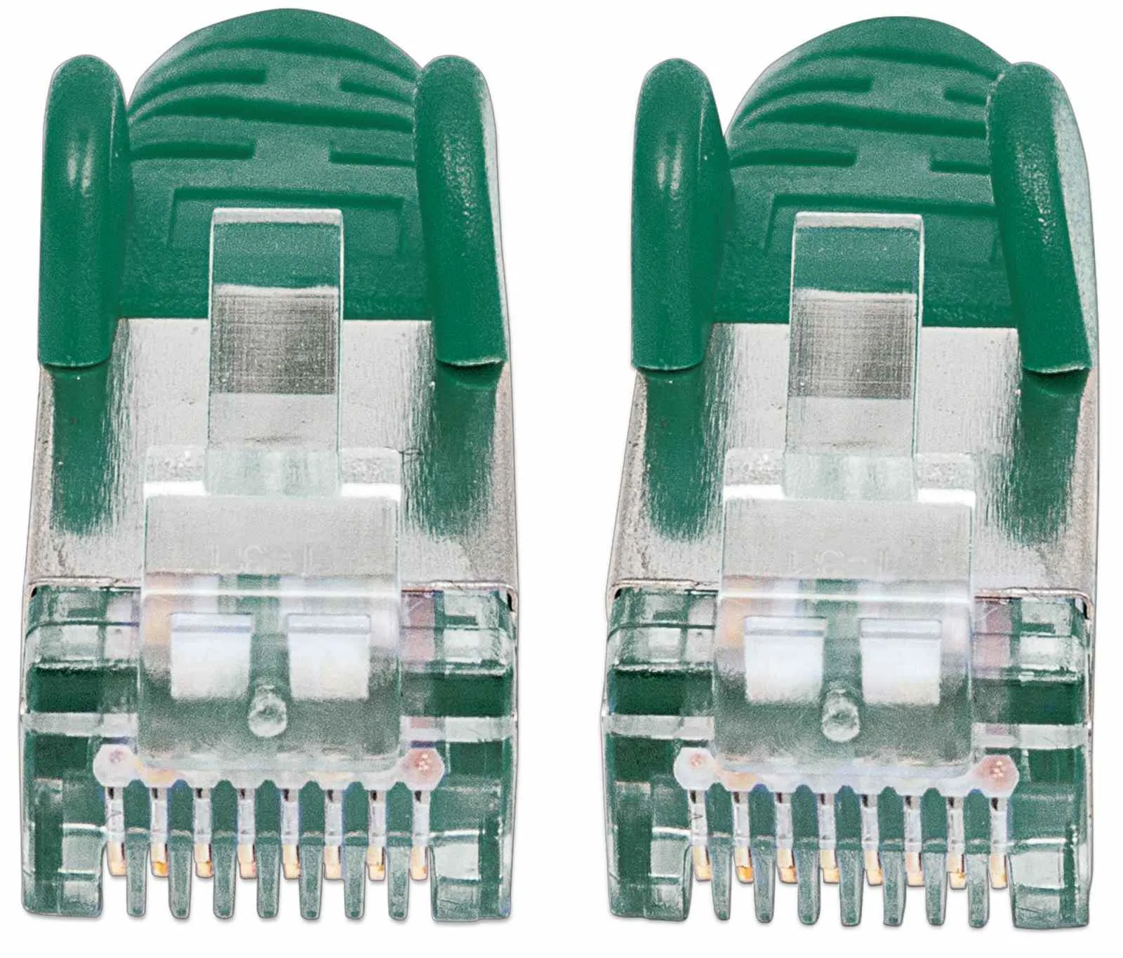 Intellinet Netzwerkkabel mit Cat6a-Stecker und Cat7-Rohkabel, S/FTP, 100% Kupfer, LS0H, 5 m, grün – Bild 3