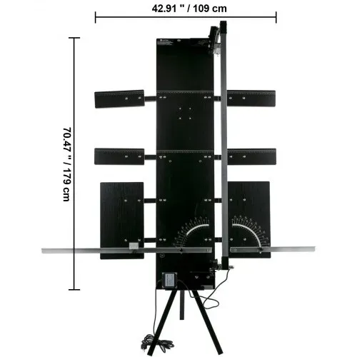VEVOR Styroporschneider, 200W Schaumschneider aus Aluminiumlegierung, Styrocutter mit Nickel-Chrom-Legierun, 42V Ausgangsspannung, Schnittlänge 127 cm Nut-Maschine für Profis, Heimwerker, 179x42x15cm – Bild 7