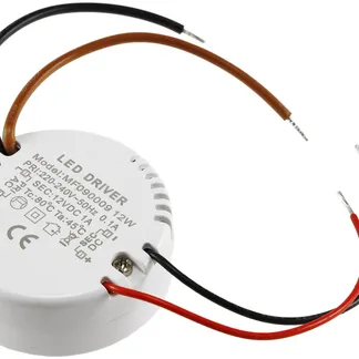 LED-Trafo „CT-12E-V2R“, 0,5-12W rund Ein 220-240V, Aus 12V= Konstantspannung LED-Trafo „CT-12E-V2R“, 0,5-12W rund Ein 220-240V, Aus 12V= Konstantspannung