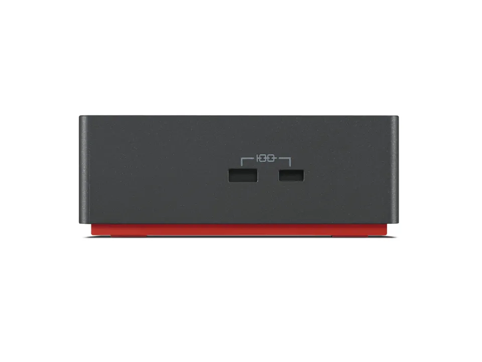 Lenovo 40B00300EU laptop-dockingstation & portreplikator Kabelgebunden Thunderbolt 4 Schwarz, Rot – Bild 3