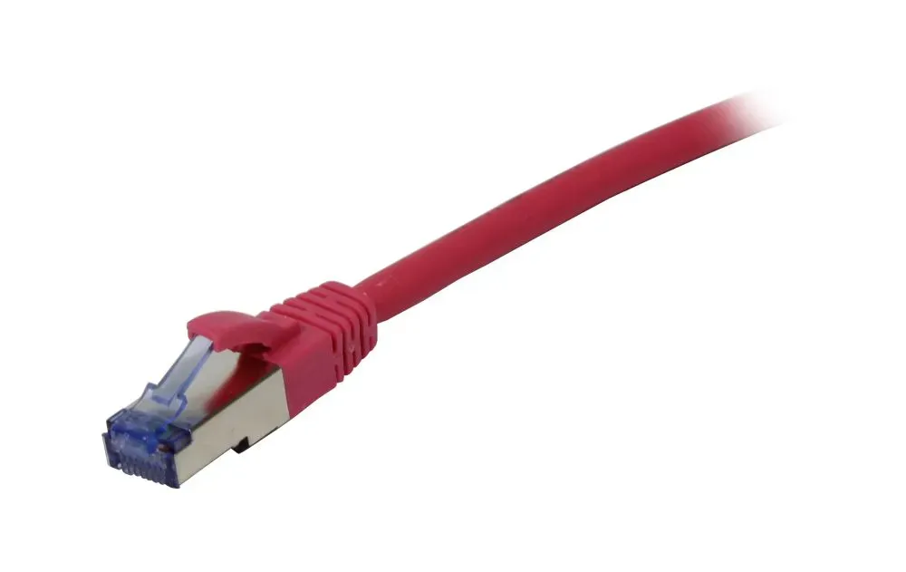 Patchkabel RJ45, CAT6A 500Mhz, 0.5m, pink, S-STP(S/FTP), Komponent getestet(GHMT certified), AWG26, Synergy 21 Patchkabel RJ45, CAT6A 500Mhz, 0.5m, pink, S-STP(S/FTP), Komponent getestet(GHMT certified), AWG26, Synergy 21