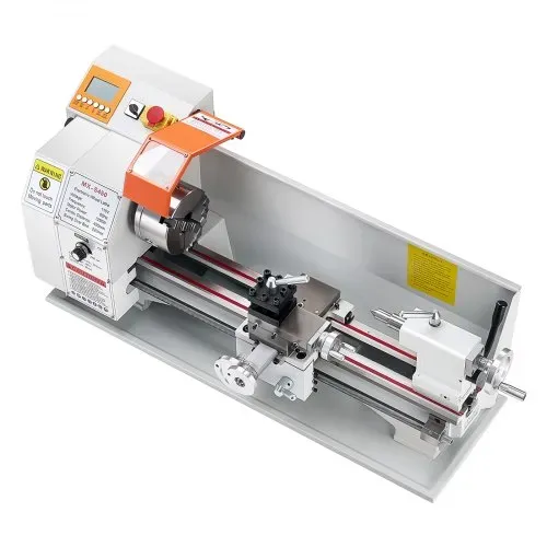 VEVOR Metalldrehmaschine 220x450 mm Tischdrehmaschine Automatischer Vorschub 2500 U/min Drehzahl 1250 W Bürstenloser Motor, mit Zubehör, Drehmaschine für die Bearbeitung von Präzisionsteilen – Bild 10
