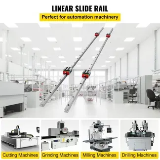 VEVOR Linearschiene 15CA, Linearlager-Gleitset mit 2 20-Schienenwellen von 1500 mm und 4 Lagerkissenblöcken VEVOR Linearschiene 15CA, Linearlager-Gleitset mit 2 20-Schienenwellen von 1500 mm und 4 Lagerkissenblöcken