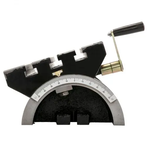 VEVOR Schwenkbarer Frästisch, 25.4x17.8 cm(10 x 7 Zoll), Schwenkwinkel-Fräsmaschine, 0 – 80 °, verstellbare Schwenkwinkelplatte mit 3 T-Nuten und einer verstellbaren Kurbel, robuste Schwenk-Fräsmaschine zum Schleifen – Bild 10