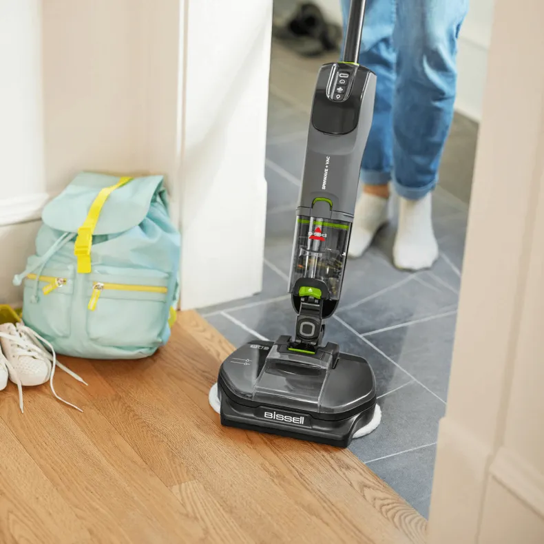 Bissell SpinWave + Vac Pet Pro Stabstaubsauger Akku Trocken&Nass Zyklonal Staubbeutel 0,4 l Schwarz, Grau – Bild 6