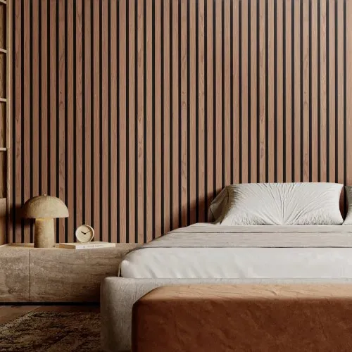 VEVOR Akustikpaneele, 1200x600x21mm, Akustik Wandpaneele, MDF-Akzent-Holzwandpaneele für moderne Innenwanddekoration, Akustikpaneel Kunstholz-Wandplatten zur Geräuschreduzierung, 4er-Set – Bild 7