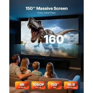 VEVOR manuelle Projektionsleinwand Beamer Leinwand, 150 Zoll 16:9 4K 1080 HD, wandmontierte Projektionsleinwand mir mit 12 Haken und doppelseitigen Klebebändern, Filmprojektion für Heimkino VEVOR manuelle Projektionsleinwand Beamer Leinwand, 150 Zoll 16:9 4K 1080 HD, wandmontierte Projektionsleinwand mir mit 12 Haken und doppelseitigen Klebebändern, Filmprojektion für Heimkino