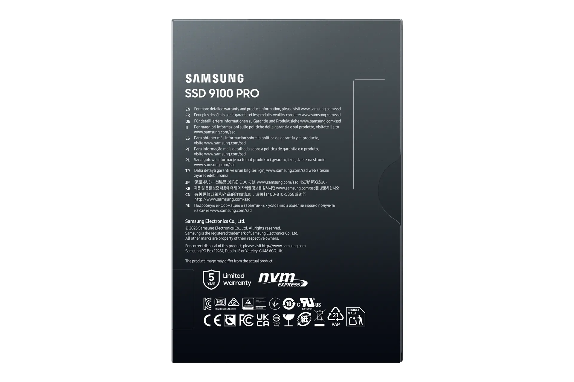 Samsung 9100 PRO PCIe® 5.0 NVMe™ M.2 SSD - 1 TB – Bild 7