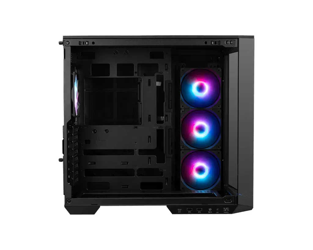 MSI MAG Pano 100R PZ Midi Tower Schwarz – Bild 2