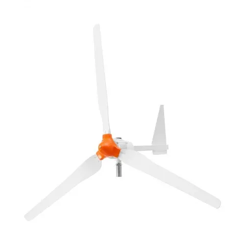 VEVOR 1500W 24V Horizontale Windkraftanlage mit Wind- & Solar-Hybridregler, 3 Rotorblätter, 3-Phasen-Wechselstrom, IP67 & Überladeschutz, MPPT- & PWM-Hybridregler, Windturbine für Wohnhäuser RVs Boote – Bild 8