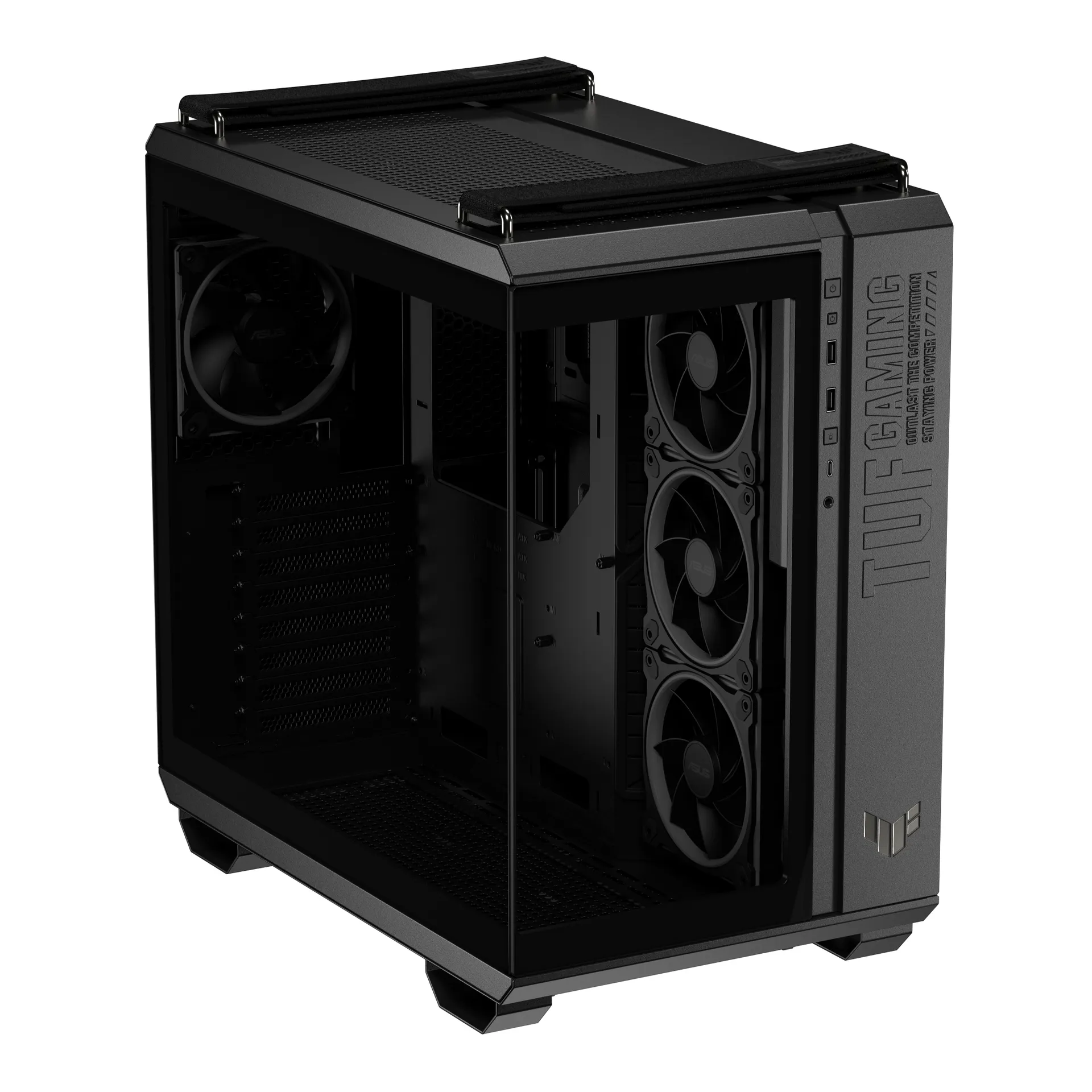 ASUS TUF GAMING GT502 Horizon TG ARGB Black Midi Tower Schwarz – Bild 7