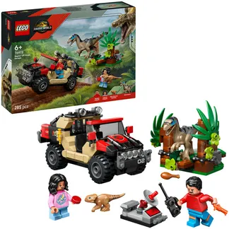 76972 Jurassic World Raptor: Verfolgungsjagd mit dem Geländewagen, Konstruktionsspielzeug 76972 Jurassic World Raptor: Verfolgungsjagd mit dem Geländewagen, Konstruktionsspielzeug