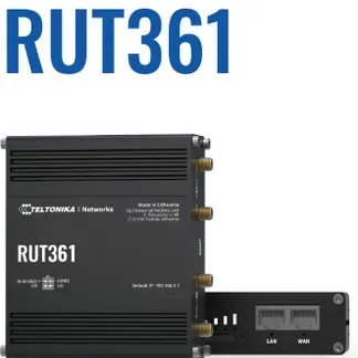 Teltonika · Router · RUT361 · Kompakter-4G/LTE CAT6 Router Teltonika · Router · RUT361 · Kompakter-4G/LTE CAT6 Router