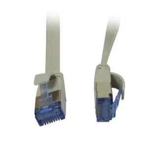 Patchkabel RJ45, CAT6A 500Mhz, 1.5m, grau, U/FTP, flach, AWG32, Synergy 21 Patchkabel RJ45, CAT6A 500Mhz, 1.5m, grau, U/FTP, flach, AWG32, Synergy 21