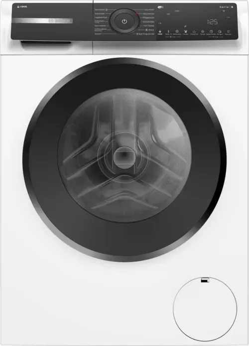 Bosch Serie 6 WGH244A40 Waschmaschine Frontlader 9 kg 1257 RPM Schwarz, Weiß Bosch Serie 6 WGH244A40 Waschmaschine Frontlader 9 kg 1257 RPM Schwarz, Weiß