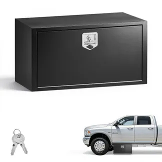VEVOR Lkw Unterbaubox 914 x 457 x 457 mm Unterflur Staukasten Kaltgewalzter Stahl Wasserdichter Werkzeugkasten mit T-Griff Schloss für Lkw Anhänger Transporter Werkzeugkiste Unterflurkasten Schwarz VEVOR Lkw Unterbaubox 914 x 457 x 457 mm Unterflur Staukasten Kaltgewalzter Stahl Wasserdichter Werkzeugkasten mit T-Griff Schloss für Lkw Anhänger Transporter Werkzeugkiste Unterflurkasten Schwarz