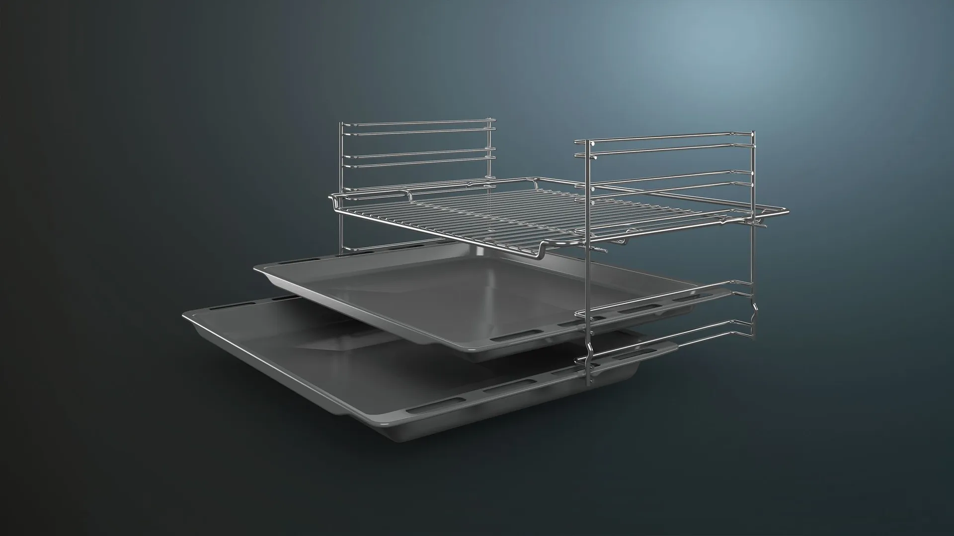 Siemens iQ500 HK9S5A240 Küchenherd Freistehender Herd Elektro Keramik Schwarz – Bild 3