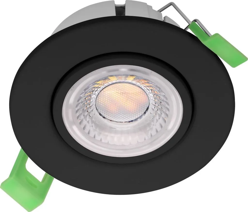 Synergy 21 LED Deckeneinbauspot Phos schwenkbar rund schwarz CCT switchable – Bild 5