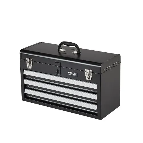 VEVOR Werkzeugkiste 520x218x304mm, Werkzeugkasten mit 3 Schubladen, Werkzeugkoffer mit EVA-Einlagen, Schubladenverriegelung mit Kugellagern und Pulverbeschichtung, multifunktionaler Werkzeug-Organizer VEVOR Werkzeugkiste 520x218x304mm, Werkzeugkasten mit 3 Schubladen, Werkzeugkoffer mit EVA-Einlagen, Schubladenverriegelung mit Kugellagern und Pulverbeschichtung, multifunktionaler Werkzeug-Organizer