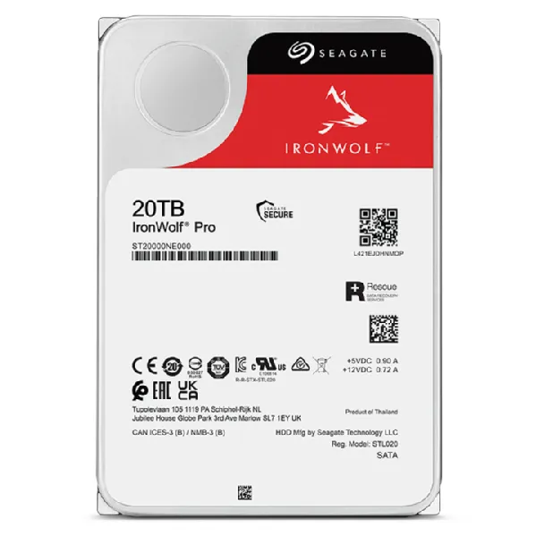 Seagate IronWolf Pro ST20000NT001 Interne Festplatte 20 TB 7200 RPM 256 MB 3.5" – Bild 4