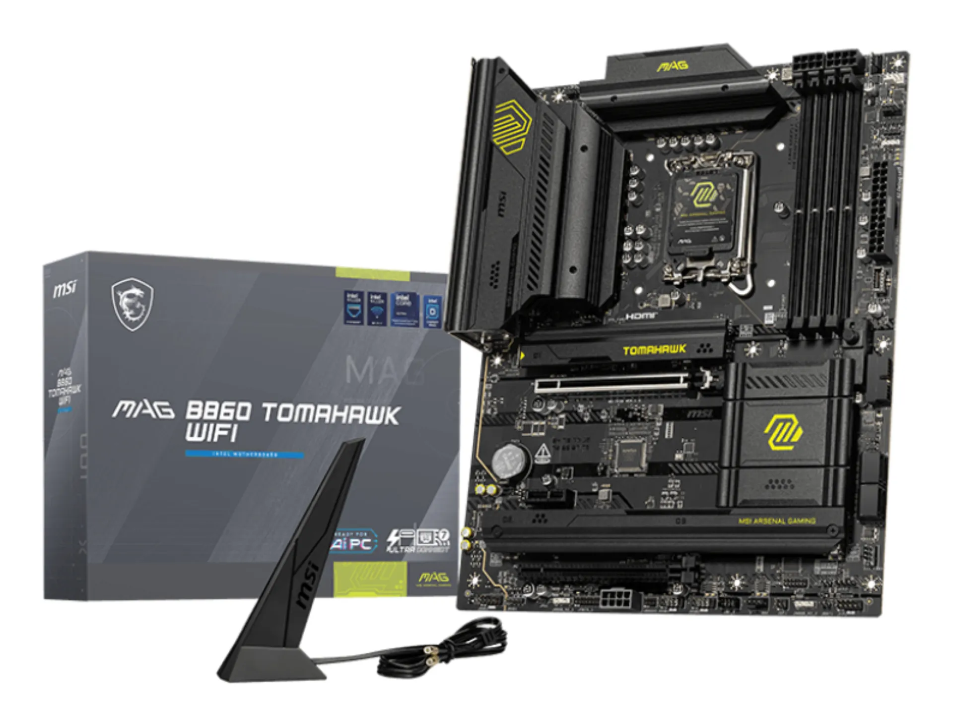 MSI MAG B860 TOMAHAWK WIFI Motherboard Intel B860 LGA 1851 (Socket V1) ATX – Bild 5