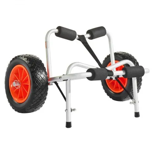 VEVOR Kajakwagen, 113 kg, faltbarer Kanuwagen mit 25,4 cm PU-Reifen & 1 Ratschengurt, Bootswagen zum Transportieren von Kajaks, Kanus, Paddleboards, Jon-Booten, Wassersportgeräte, 70x40x40cm – Bild 8