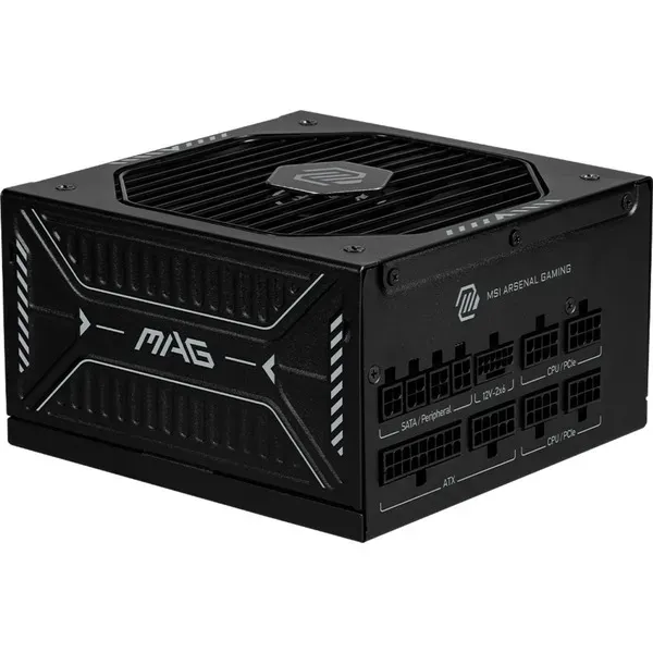 MSI MAG A1000GLS PCIE5 Netzteil 1000 W 24-pin ATX ATX Schwarz – Bild 2