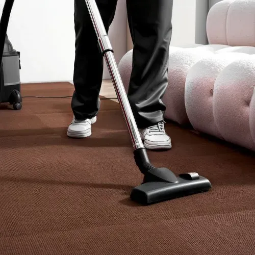 VEVOR Teppichfliesen 609,6 x 609,6 x 5 mm, 20er-Pack, selbstklebender Teppichboden mit Fläche von 7,4 m², Teppich Bodenbelag, einfacher DIY-Austausch für Wohnzimmer und Büro, Dunkelbraun – Bild 7