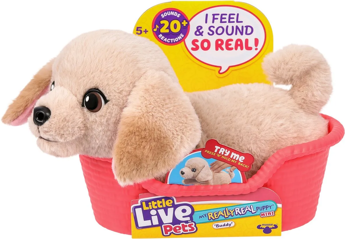 Moose Toys Little Live Pets My Really Real Puppy Mini's - Golden Retriever Buddy – Bild 2