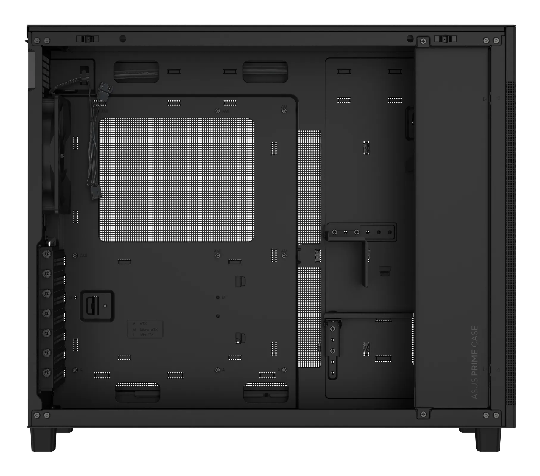 ASUS Prime AP303 Mesh Midi Tower Schwarz – Bild 7