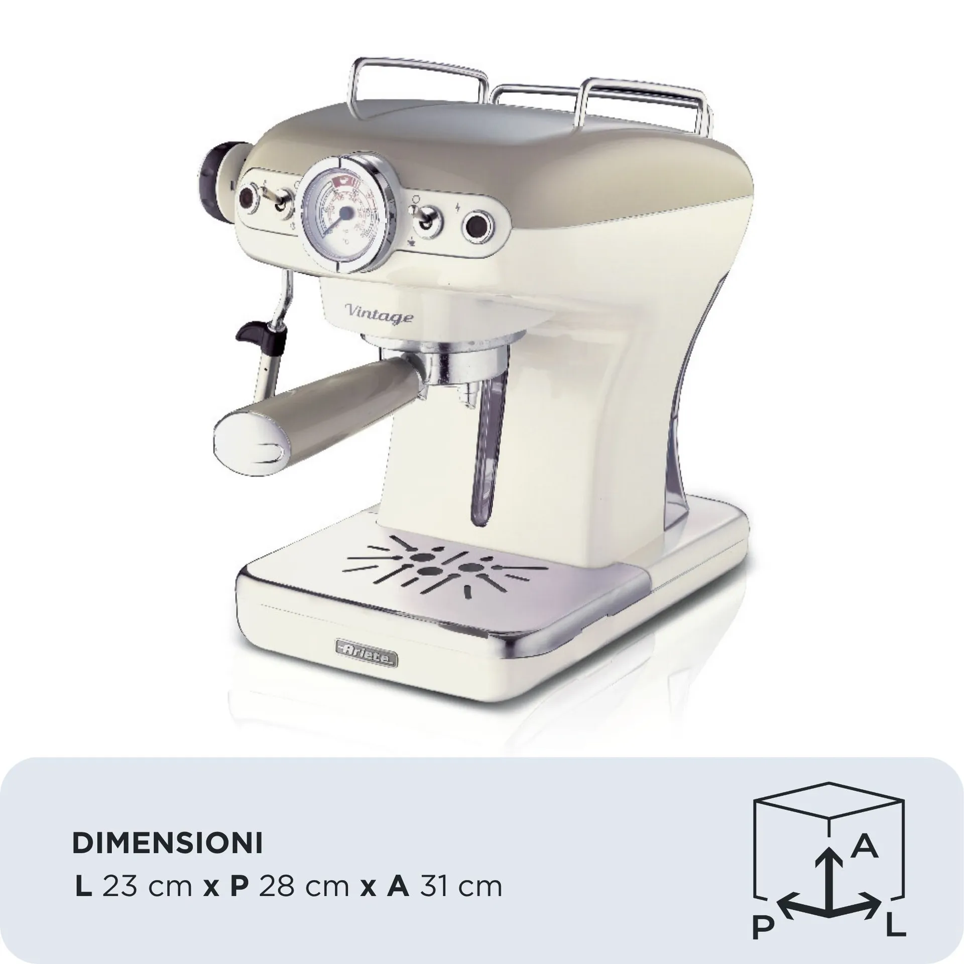 Ariete 1389/13 Manuell Espressomaschine 0,9 l – Bild 2