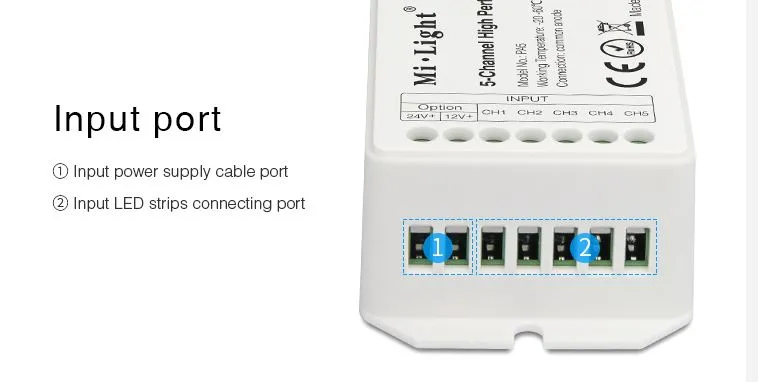 MiBoxer SYS-T2 LED Subordinate Controller 1-Channel Amplifier – Bild 6