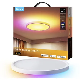 Govee 30cm RGBWW + RGBIC Smart Intelligente Deckenbeleuchtung Wi-Fi/Bluetooth 28 W Govee 30cm RGBWW + RGBIC Smart Intelligente Deckenbeleuchtung Wi-Fi/Bluetooth 28 W