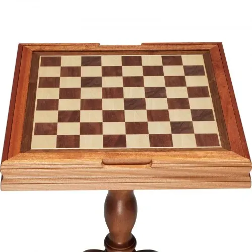 VEVOR Schachspiel aus Holz, 650 x 650 x 675 mm Schachspielset, Desktop Schachbrettspiele mit Schachfiguren, Schachset Set für Party Familie Aktivitäten, Reiseschach, Kinder, Chess Board – Bild 10