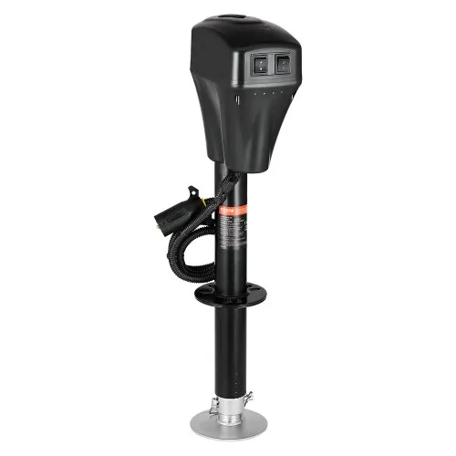 VEVOR Elektrischer Anhängerheber, 2267 kg, Wohnmobil-Anhängerstütze mit 7-poligem Stecker, manueller Kurbel & Wagenheberabdeckung, 255-860 mm Hub, für Anhänger, Wohnmobile & Wohnwagen, schwarz VEVOR Elektrischer Anhängerheber, 2267 kg, Wohnmobil-Anhängerstütze mit 7-poligem Stecker, manueller Kurbel & Wagenheberabdeckung, 255-860 mm Hub, für Anhänger, Wohnmobile & Wohnwagen, schwarz