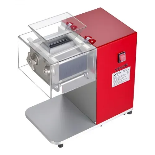 VEVOR Fleischschneidemaschine 850 W, Fleischschneider 3,5 mm Schnittstärke, Ideal zum Zerkleinern von Fleisch ohne Knochen & Weichem Gemüse, Schneidemaschine für Küche, Restaurant & Supermarkt – Bild 9