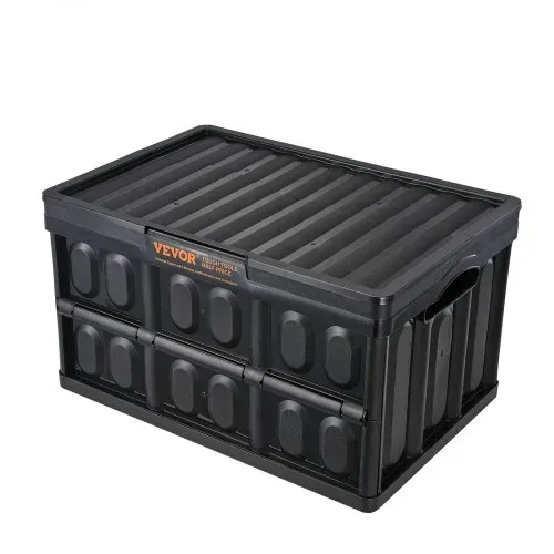 VEVOR 3er-Set 45L Profi Klappbox aus PP Transportbox mit Deckel Faltbarer Aufbewahrungsbox mit Handgriff Stapelbare Kisten Storage Box Faltboxen Stapelboxen für Aufbewahrung & Transport – Bild 9