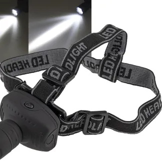 LED-Stirnlampe mit fokussierbarer 1W LED 3x AAA Batterie nötig LED-Stirnlampe mit fokussierbarer 1W LED 3x AAA Batterie nötig