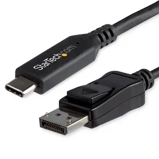 StarTech.com 1,8m USB-C auf DisplayPort 1.4 Kabel – 4K/5K/8K USB Typ C zu DP 1.4 Alt Mode Video Adapter Konverter – HBR3/HDR/DSC – 8K 60Hz DP Monitor Kabel für USB-C/Thunderbolt 3 StarTech.com 1,8m USB-C auf DisplayPort 1.4 Kabel – 4K/5K/8K USB Typ C zu DP 1.4 Alt Mode Video Adapter Konverter – HBR3/HDR/DSC – 8K 60Hz DP Monitor Kabel für USB-C/Thunderbolt 3