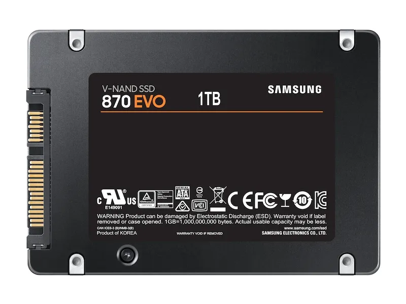 Samsung 870 EVO 1 TB 2.5" Serial ATA III V-NAND MLC – Bild 5