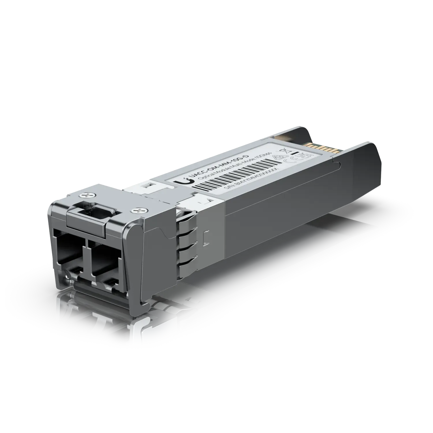 Ubiquiti 10G Multi-Mode Optical Module • SFP+ • 10/1GbE • Single Pack • UACC-OM-MM-10G-D Ubiquiti 10G Multi-Mode Optical Module • SFP+ • 10/1GbE • Single Pack • UACC-OM-MM-10G-D