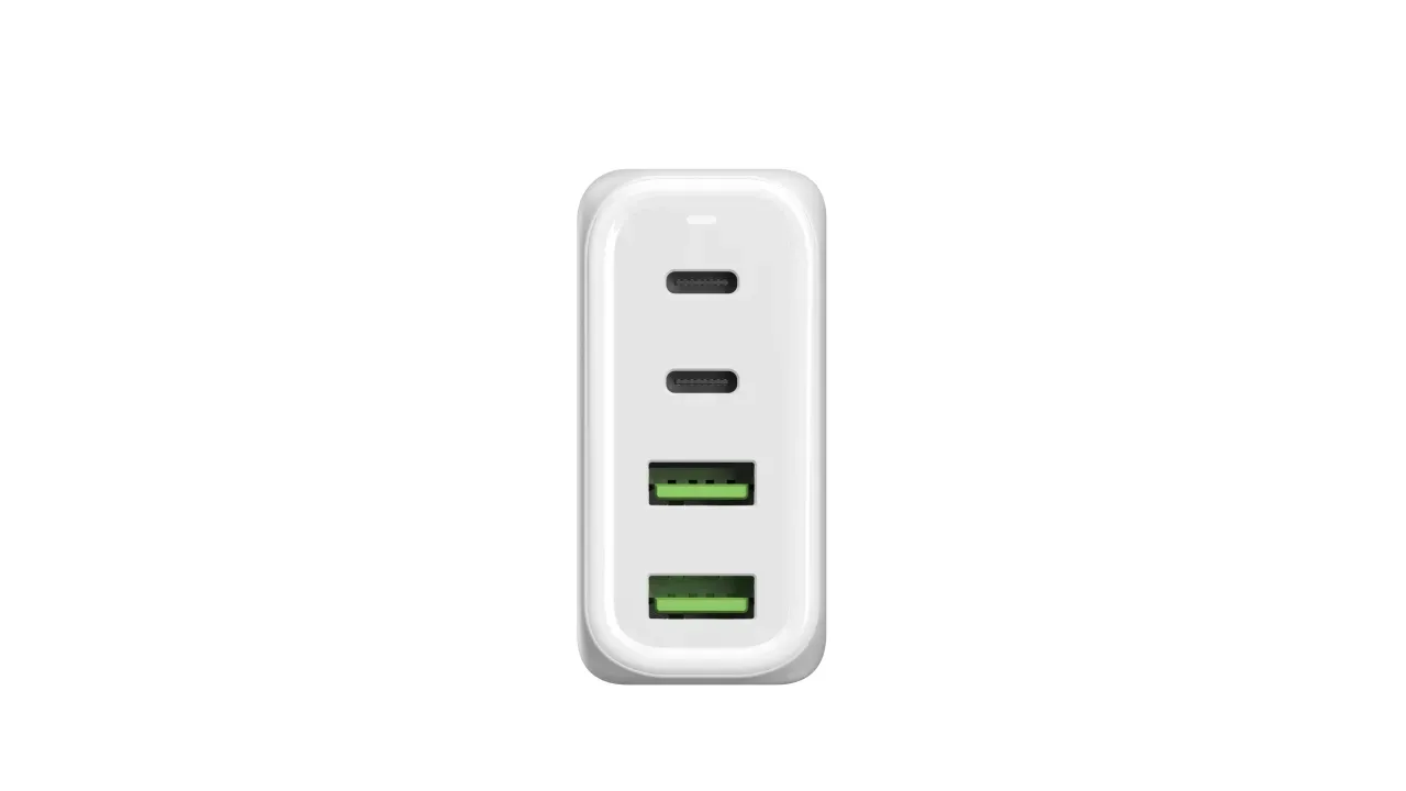 ALLNET Ersatznetzteil QC USB-C PD GaN Netzteil Power Supply 68 Watt 2x USB Typ-A QC, 2x USB Typ-C**EU PLUG** – Bild 5