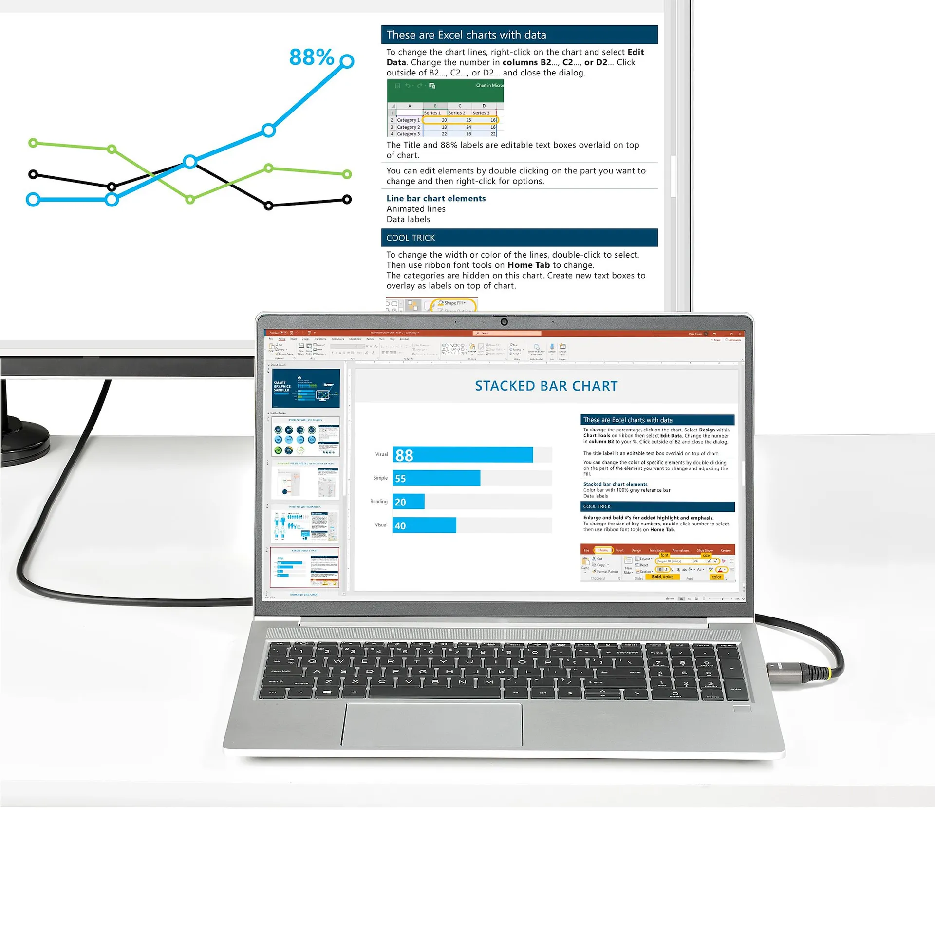 StarTech.com 2m HDMI 2.1 Kabel 8K - Zertifiziertes Ultra High Speed HDMI Kabel 48Gbit/s - 8K 60Hz/4K 120Hz HDR10+ eARC - UHD 8K HDMI Monitorkabel - Monitor/TV - Flexible TPE Ummantelung – Bild 5