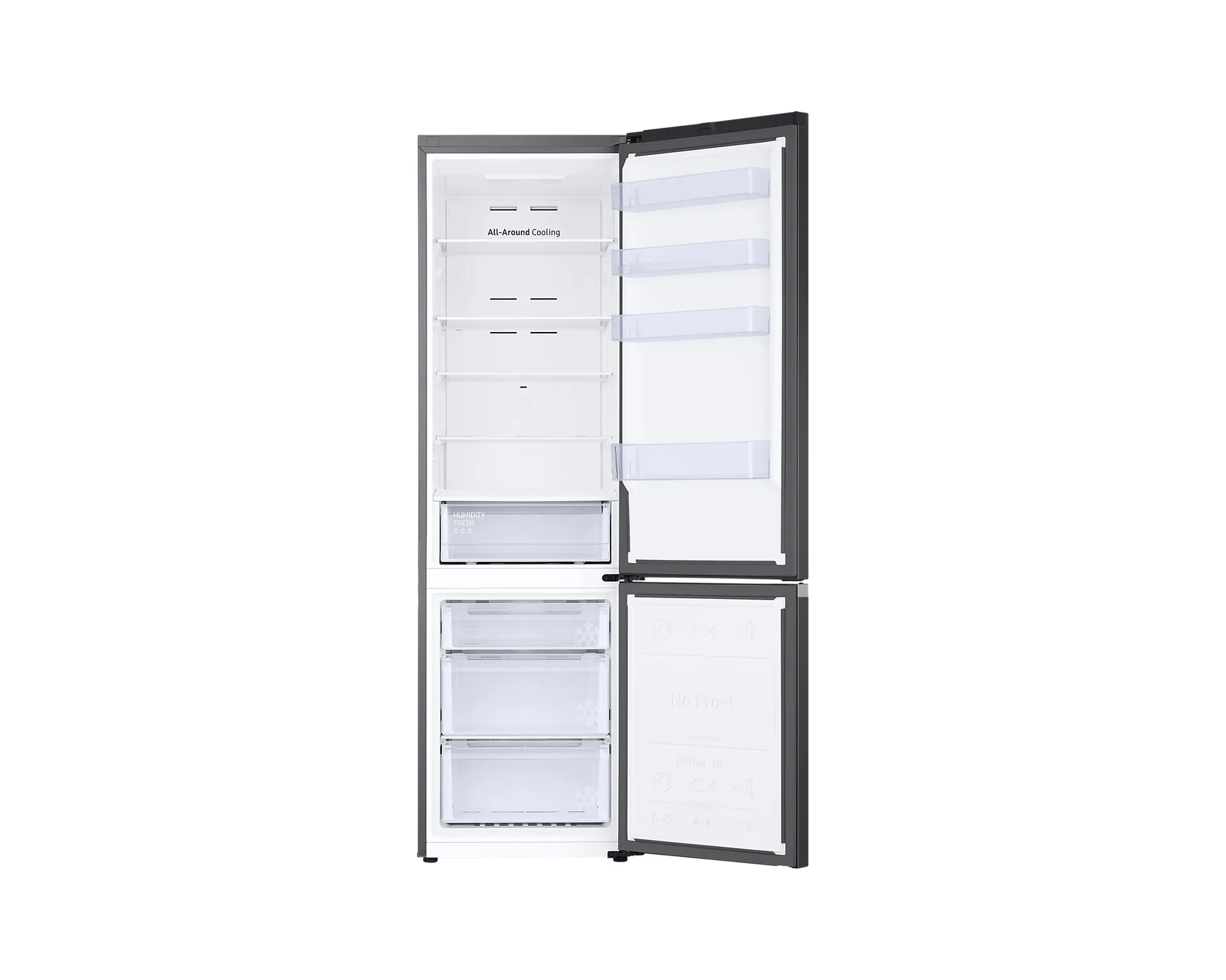 Samsung RL38C600CB1 Freistehend 390 l Schwarz – Bild 3