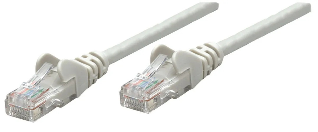 Intellinet Netzwerkkabel, Cat5e, SF/UTP, CCA, Cat5e-kompatibel, RJ45-Stecker/RJ45-Stecker, 0,25 m, grau Intellinet Netzwerkkabel, Cat5e, SF/UTP, CCA, Cat5e-kompatibel, RJ45-Stecker/RJ45-Stecker, 0,25 m, grau