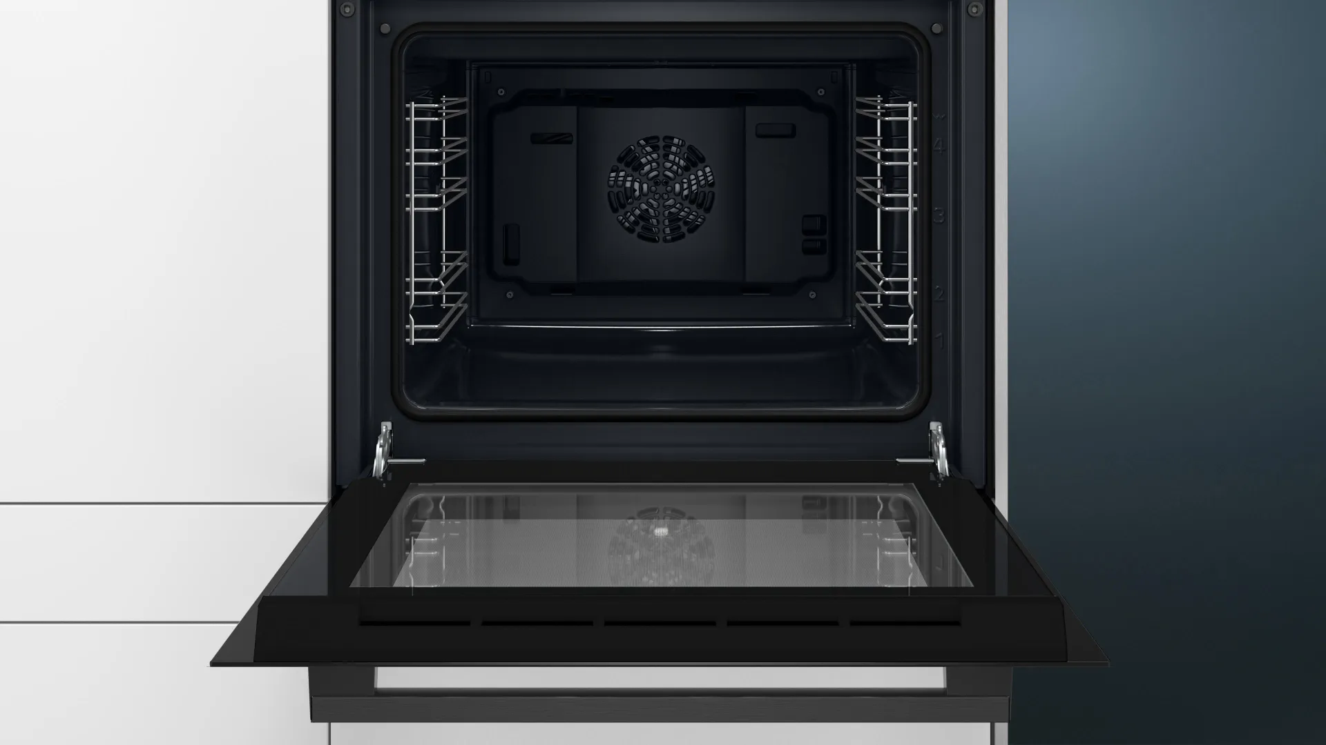 Siemens iQ100 HB013FBB1 Backofen 66 l Schwarz – Bild 2