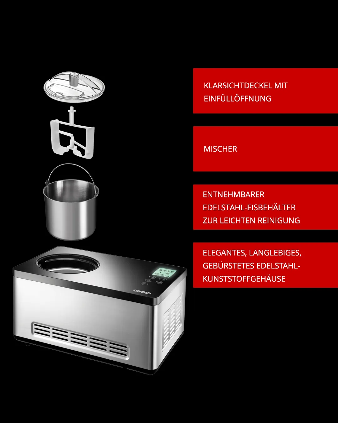 Unold EISMASCHINE Gusto 48845 – Bild 4
