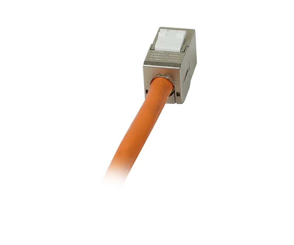 Keystone, Modul, TP-Buchse(RJ45), CAT6A, 500MHz, Short, mit Kabelklemme, Synergy 21, – Bild 2