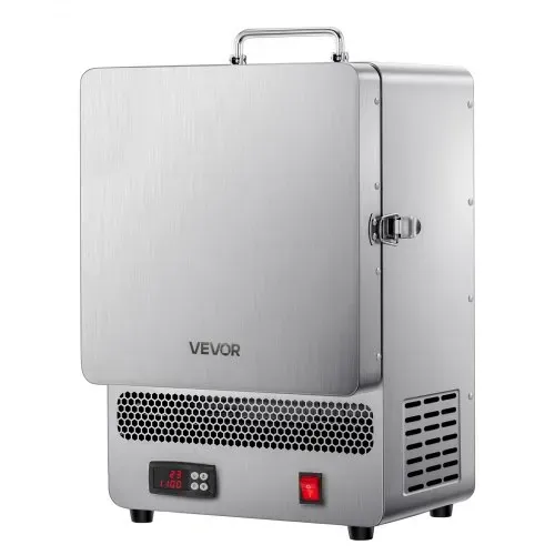 VEVOR Tisch-Schmelzofen 1500 W leistungsstarker elektrischer Ofen 1200 ℃ maximale Temperatur, Goldschmelzofen aus Edelstahl für Wachsguss Ton-DIY Metalltemperierung Glasieren auf Keramik, Silber – Bild 8