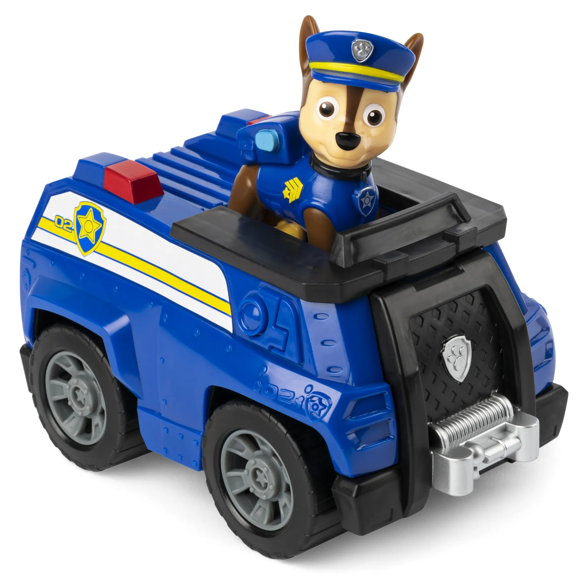 PAW Patrol , Polizei-Fahrzeug mit Chase-Figur (Sustainable Basic Vehicle/Basis Fahrzeug) – Bild 6